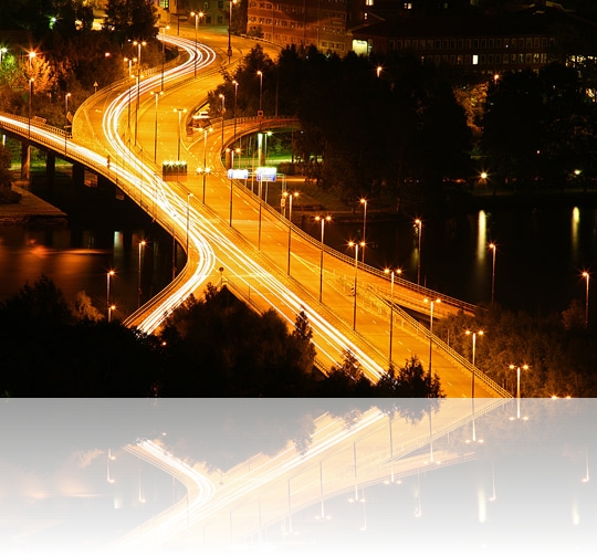 Frösöbron by night
