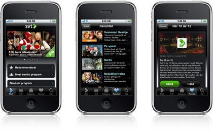 SVT Play i iPhone