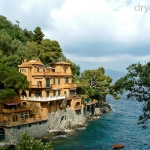 Portofino, söder om Genua