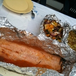 Grillad lax!