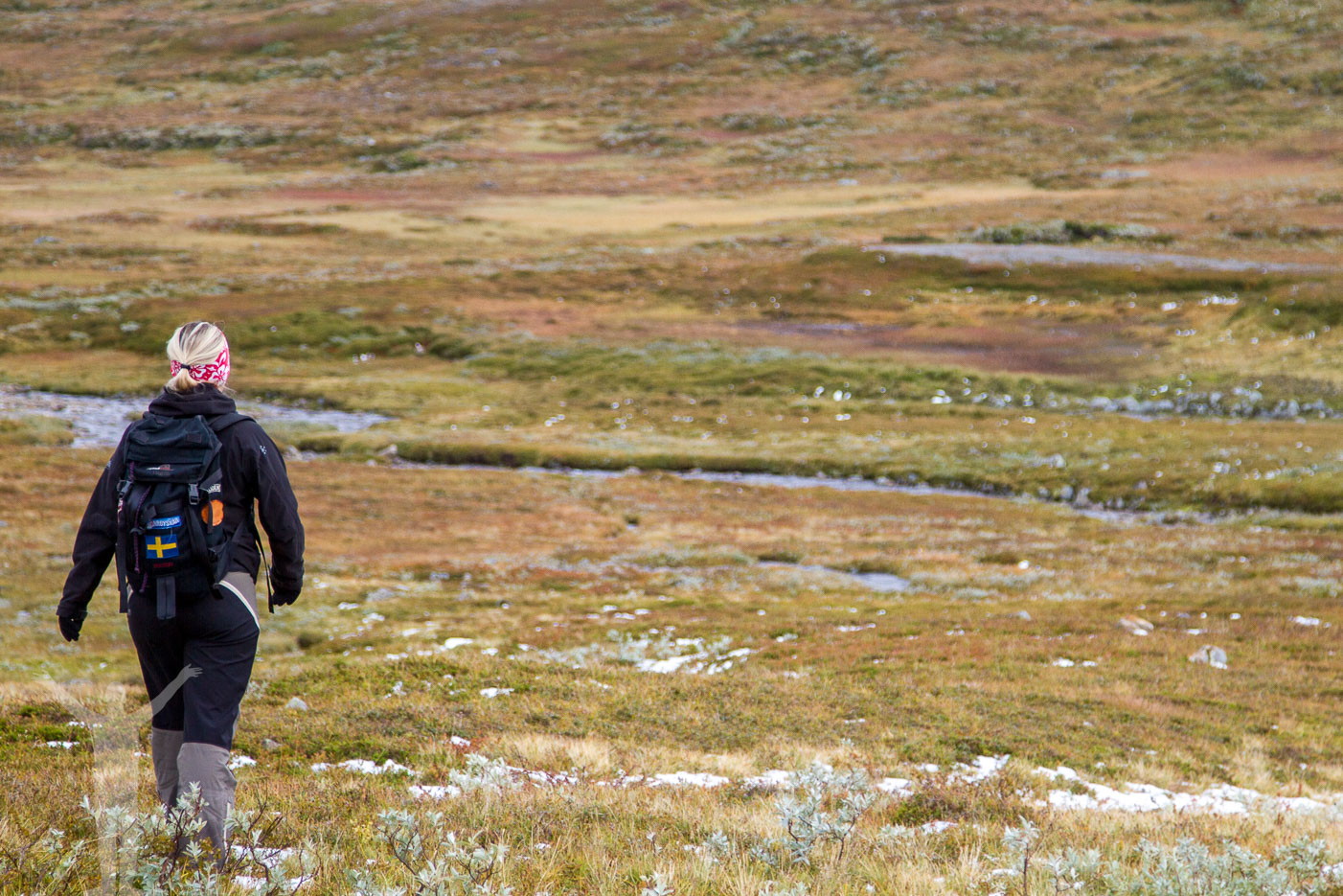 Maria går ner från Storsnasen