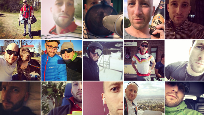 Selfies från Instagram