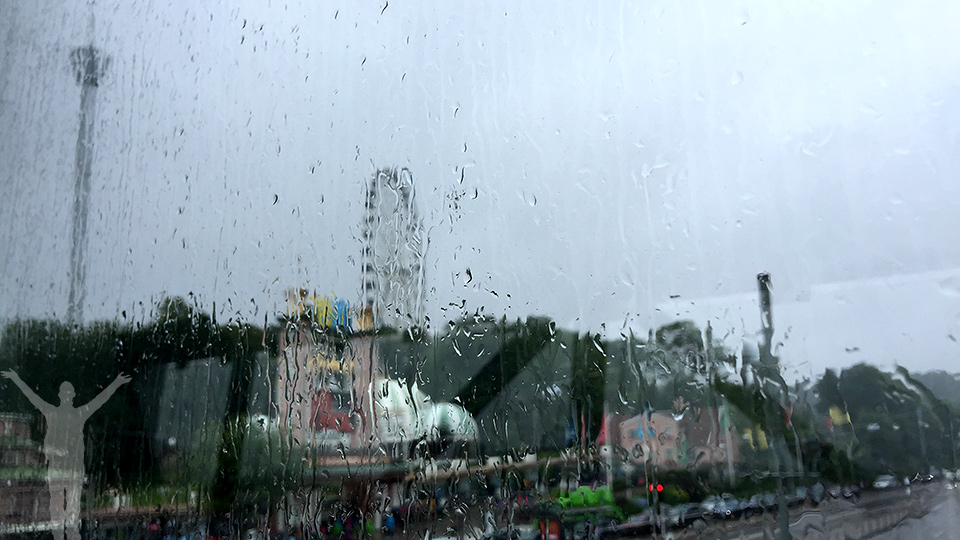 Regn på Liseberg