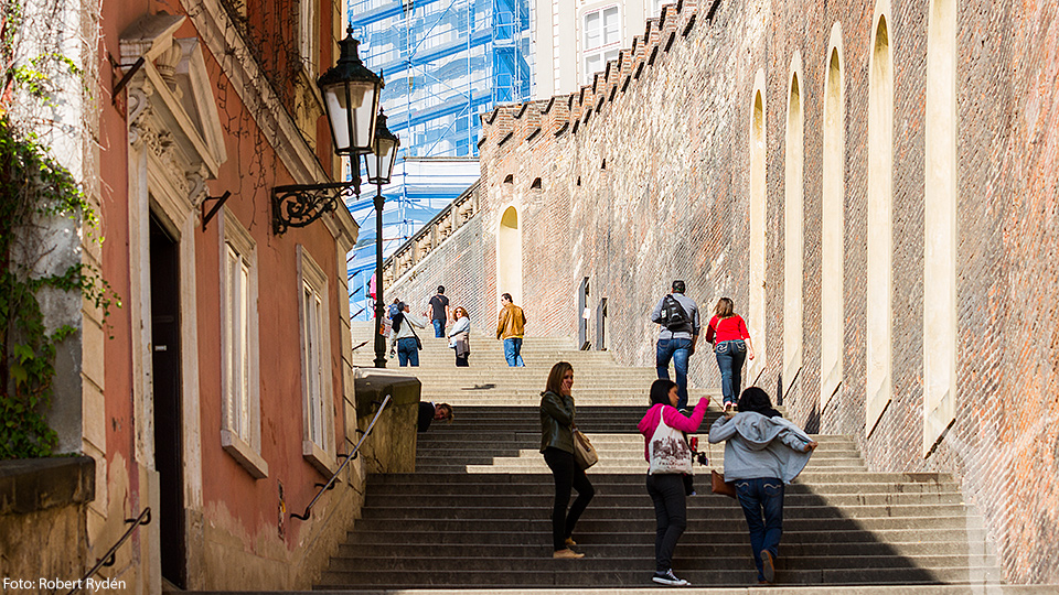 Steps to the Prague Castle