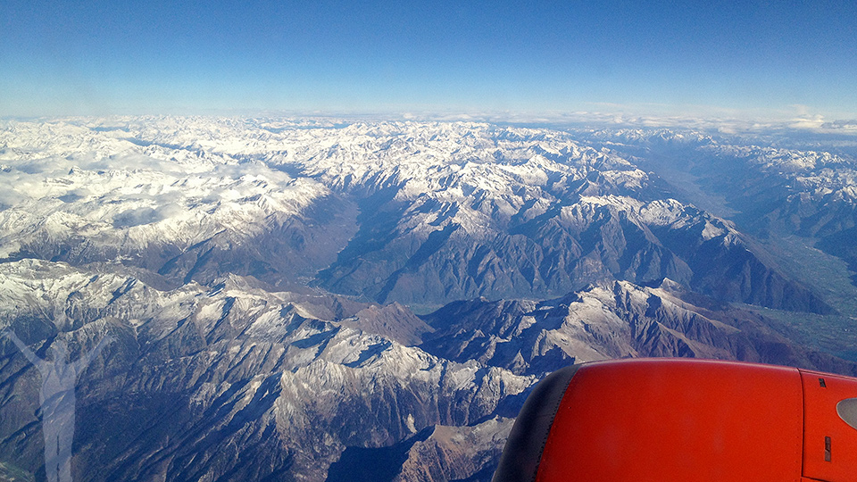 SAS takeoff från Linate