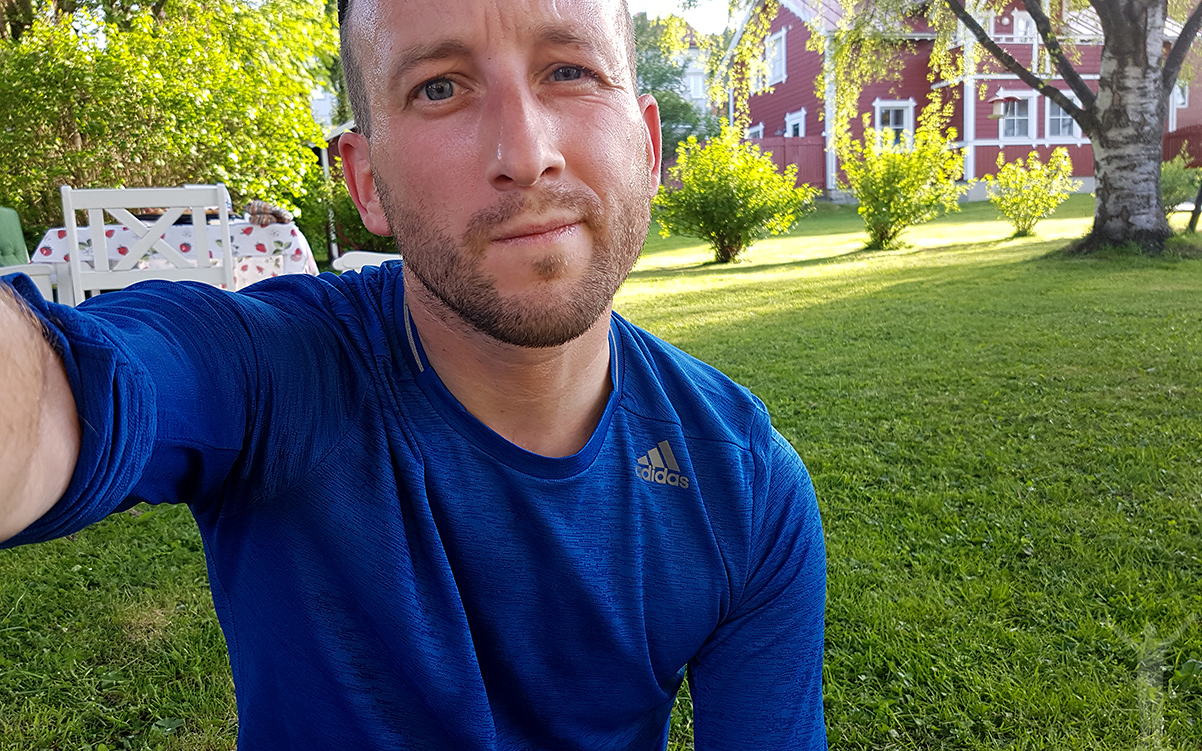 Dryden efter en mils löpning