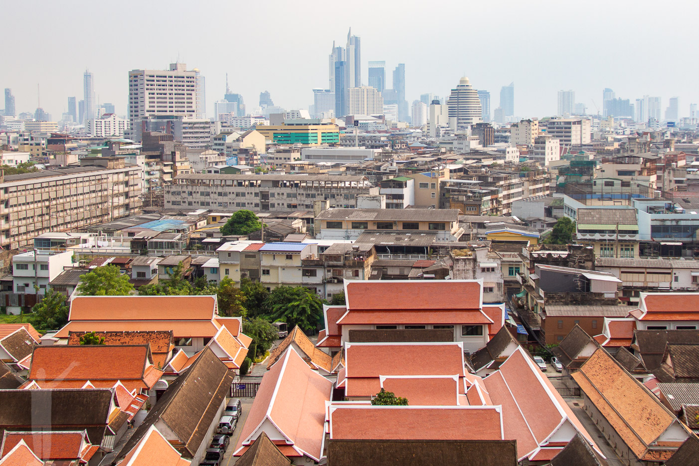Utsikt från Wat Saket