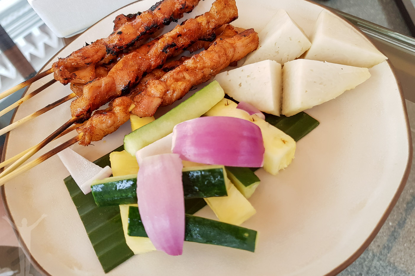 Kycklingspett på Raffles