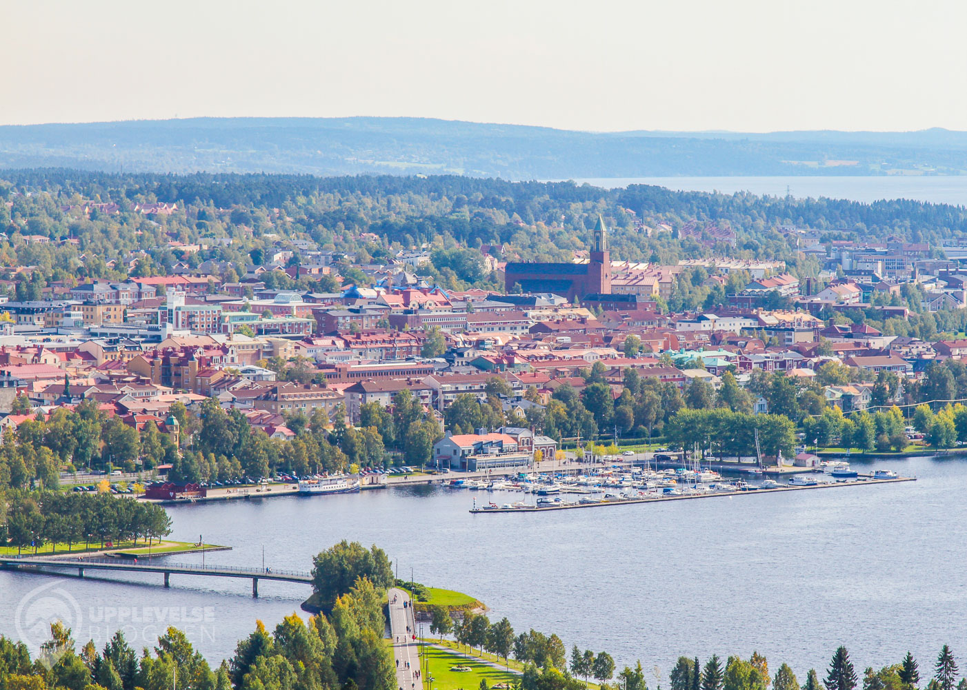 Utsikt över Östersund