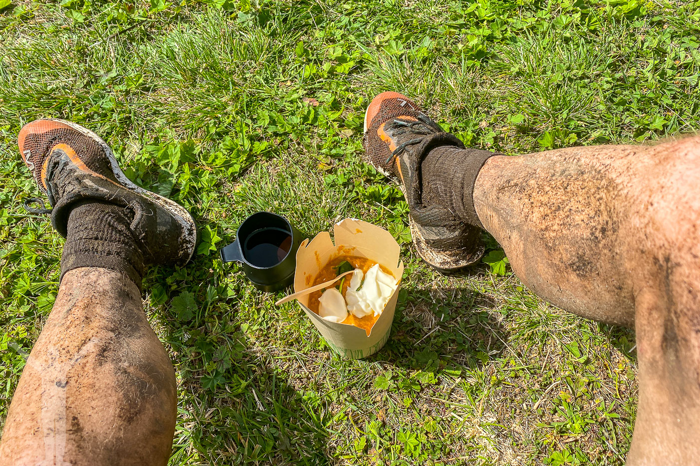 Sliten och nött men med mat efter Salomon 27K