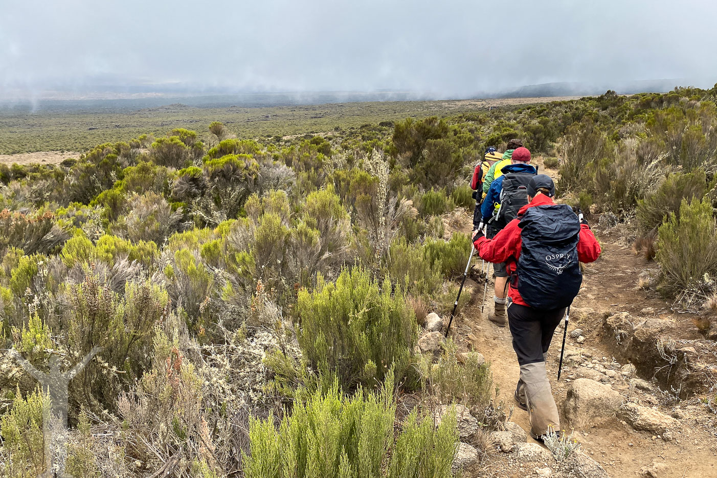 Sista timmen innan Shira 1 Camp