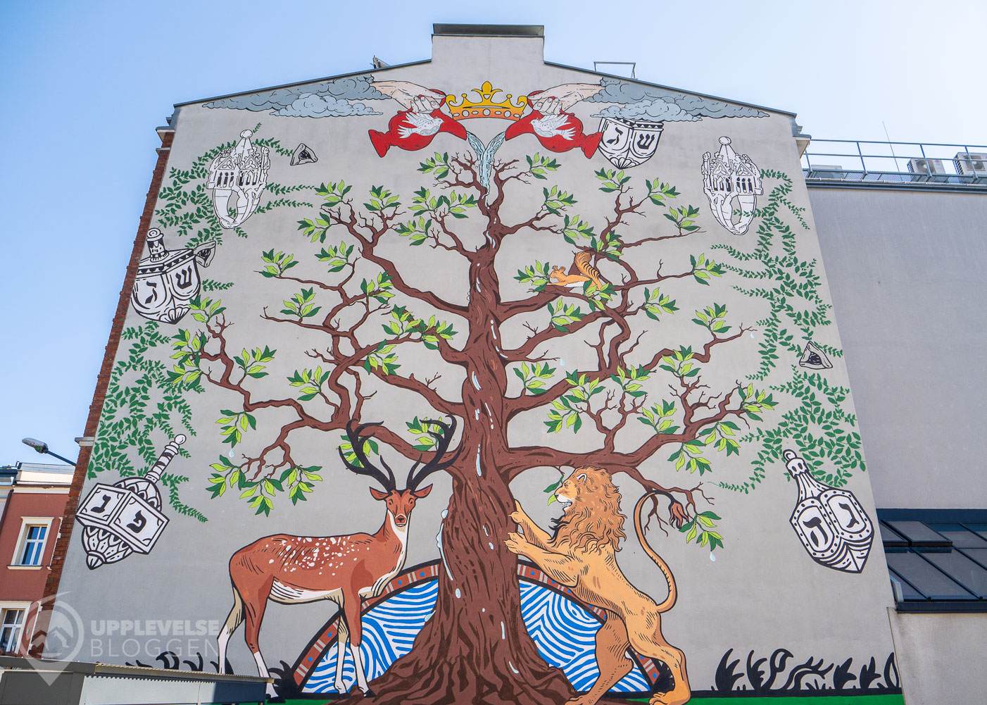 Väggmålning i Kazimierz, Kraków