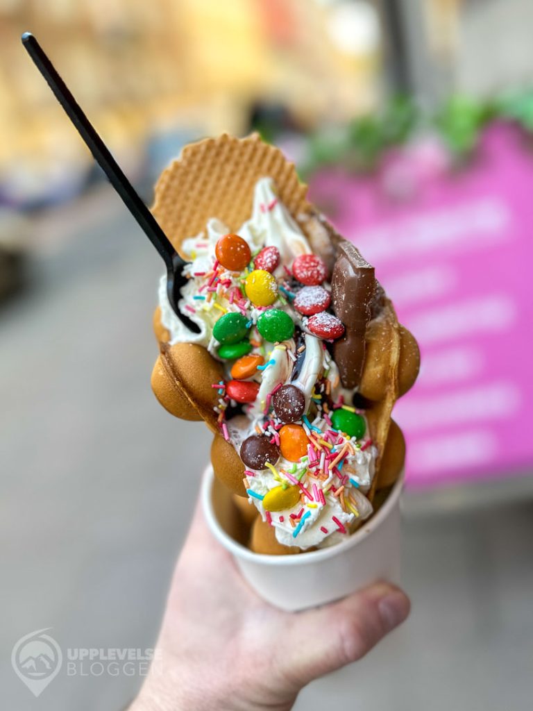Bubbelvåffla i Krakow