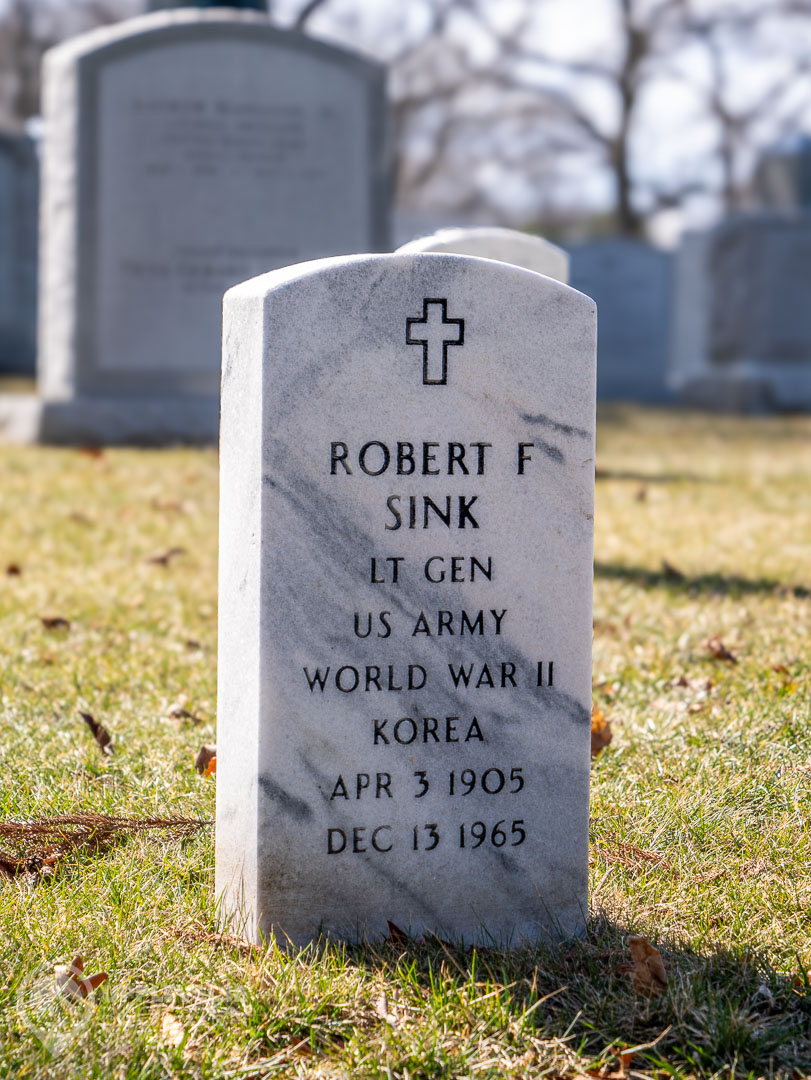 Robert F Sink, Arlington