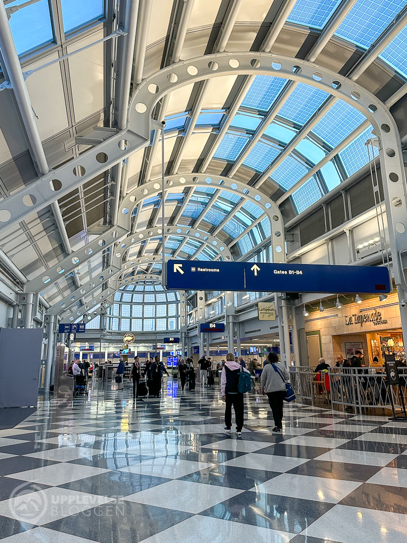 Buss till T5 avgår från gate B1