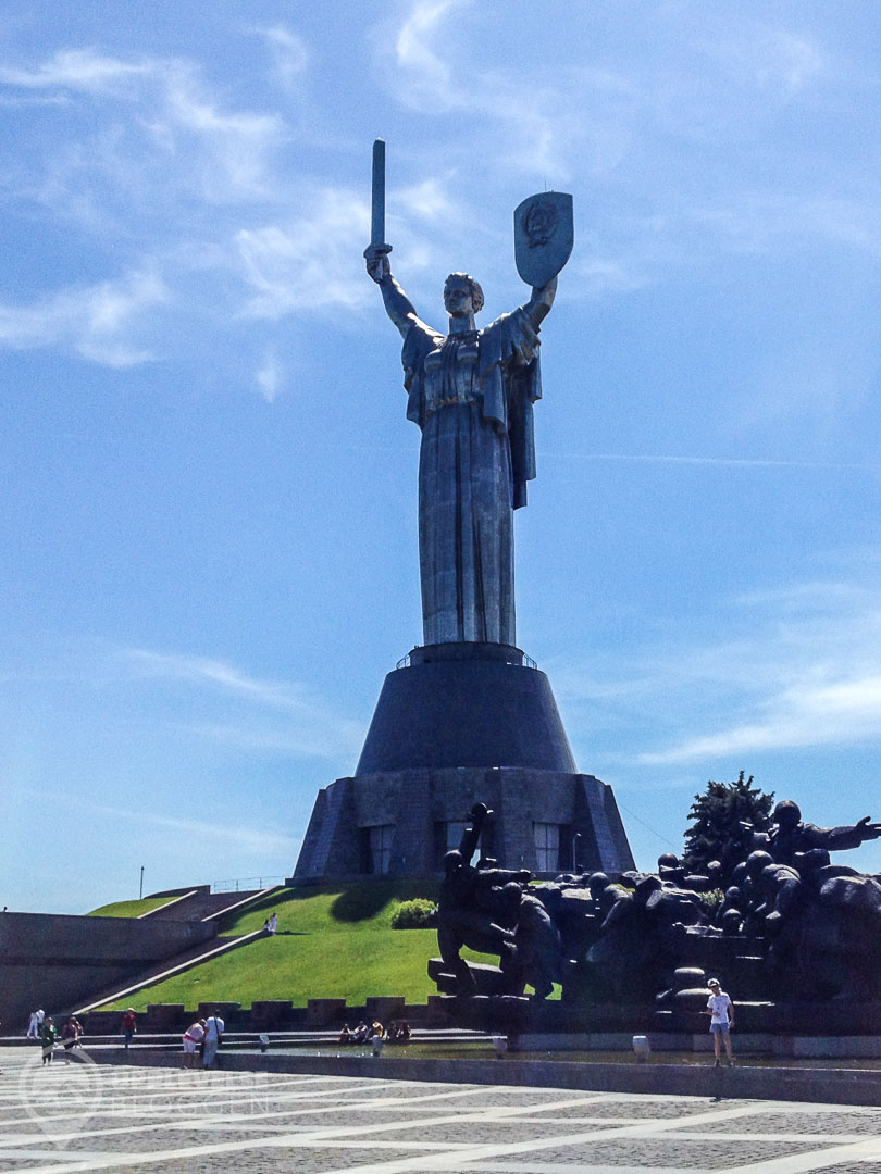 Statyn Mother Ukraine i Kiev