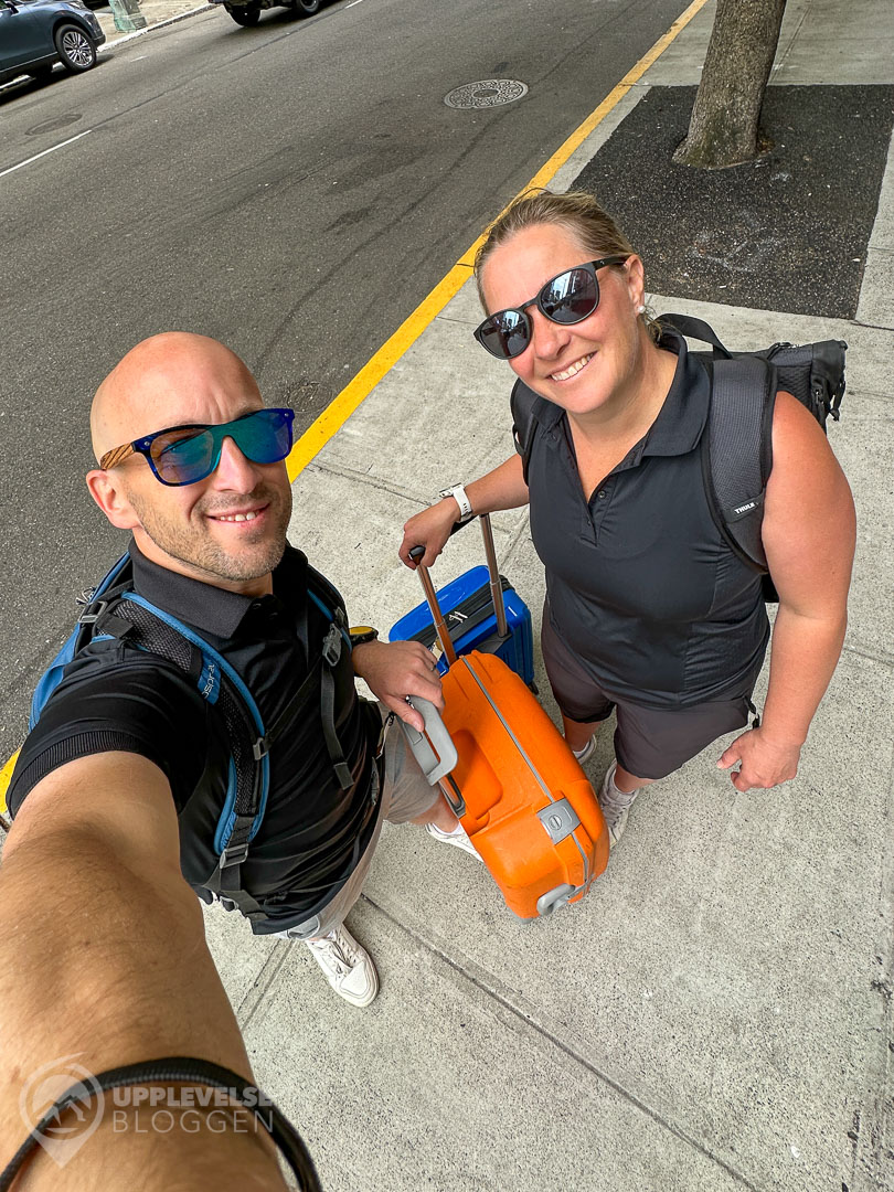 Packade och klara att lämna Seattle