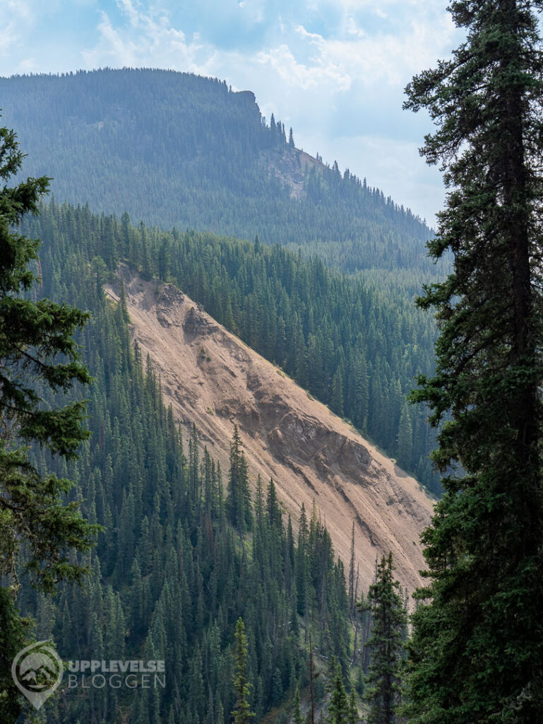 Utsikt från vandringen till Ink Pots