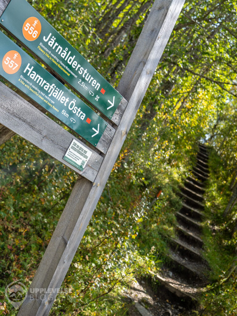 Skyltar för vandringsleder