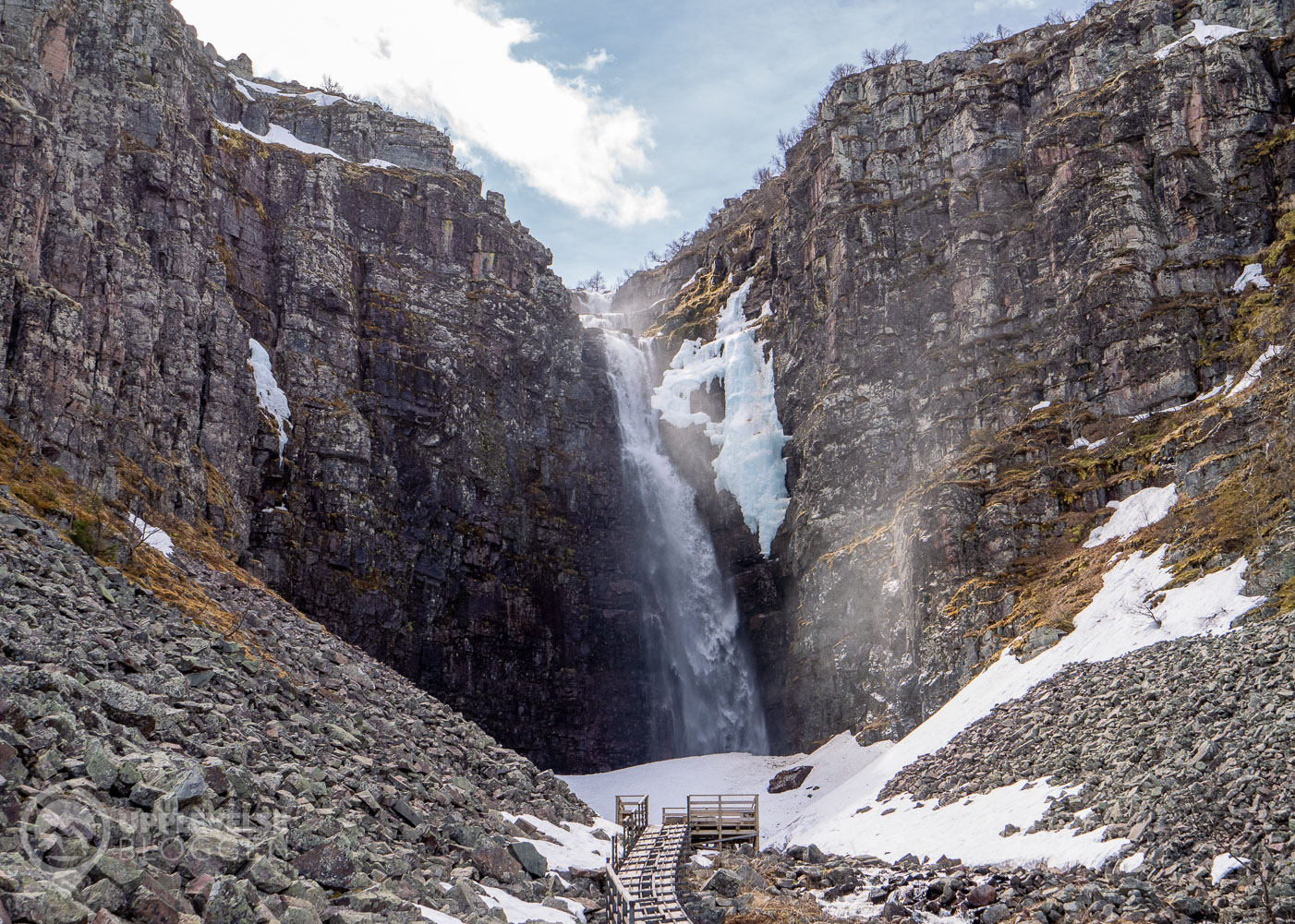 Njupeskär i maj - lågsäsong
