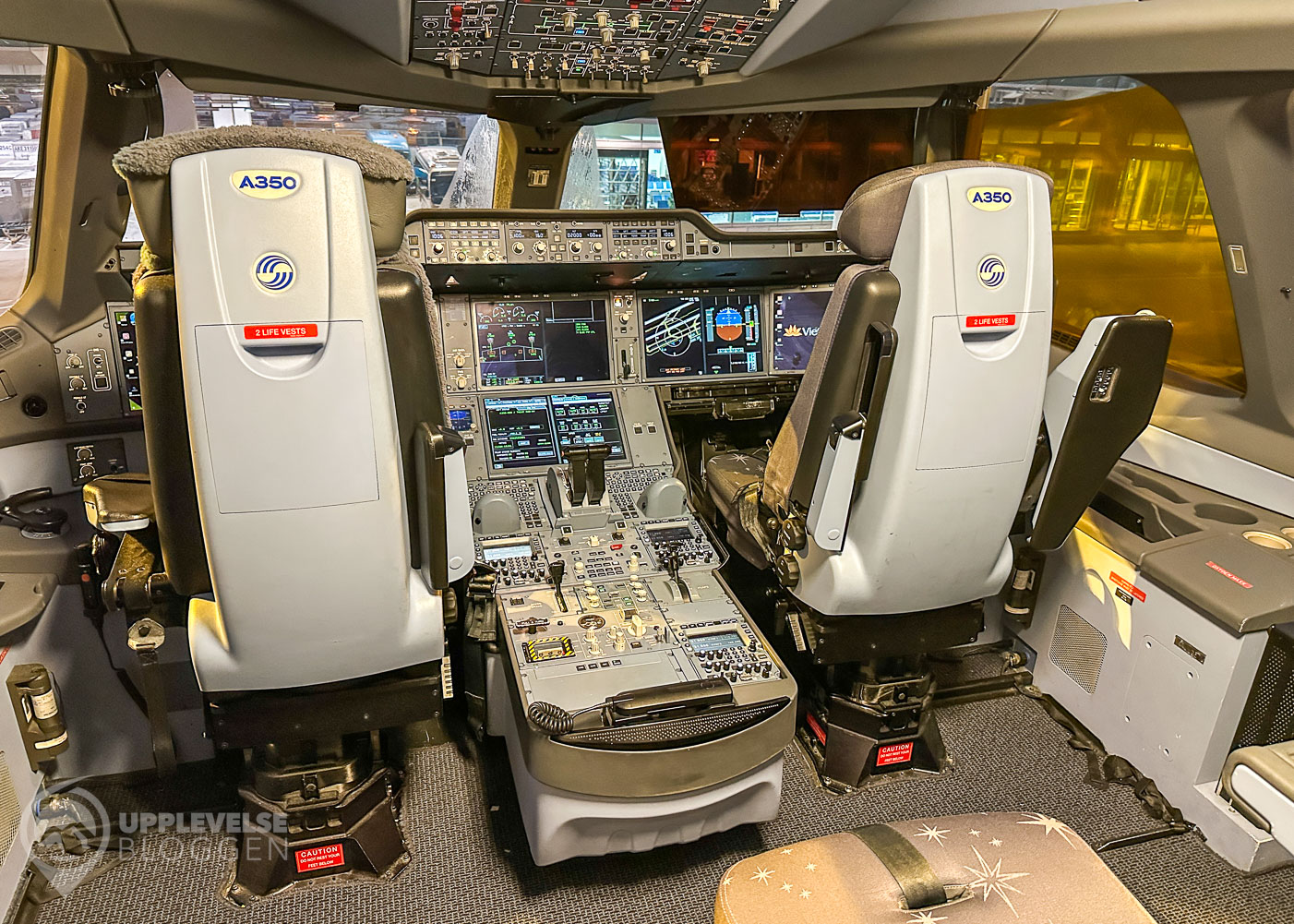 Cockpit på Airbus A350