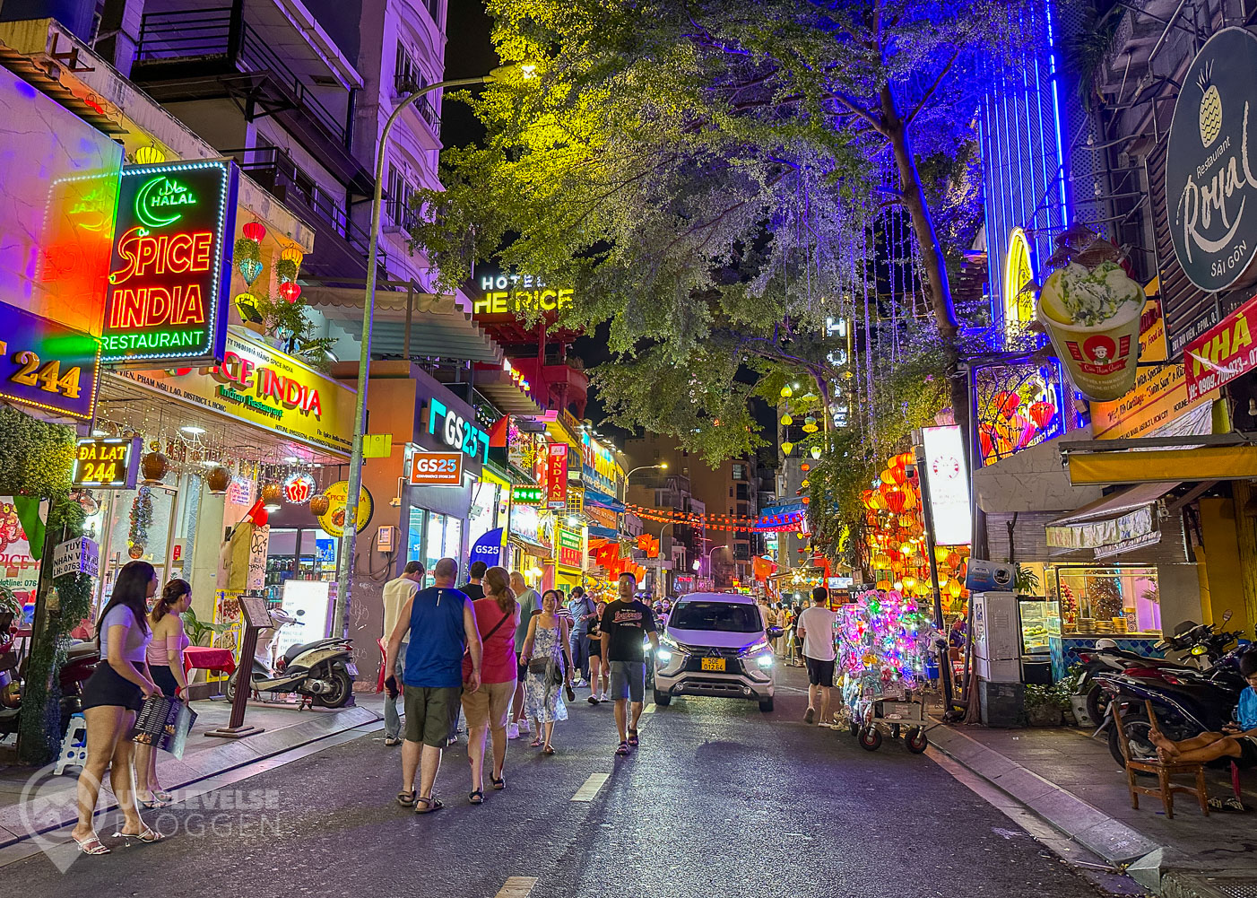 Bùi Viện Walking Street i Ho Chi Minh City 