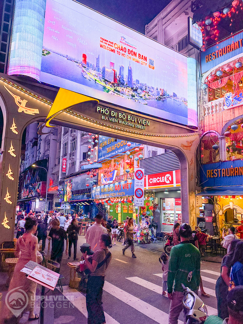 Bùi Viện Walking Street i Ho Chi Minh City 