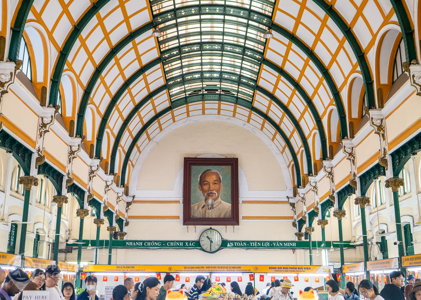 Det gamla postkontoret i Ho Chi Minh-staden