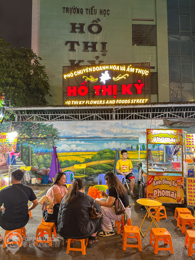 Ho Thi Ky Food Street i HCMC