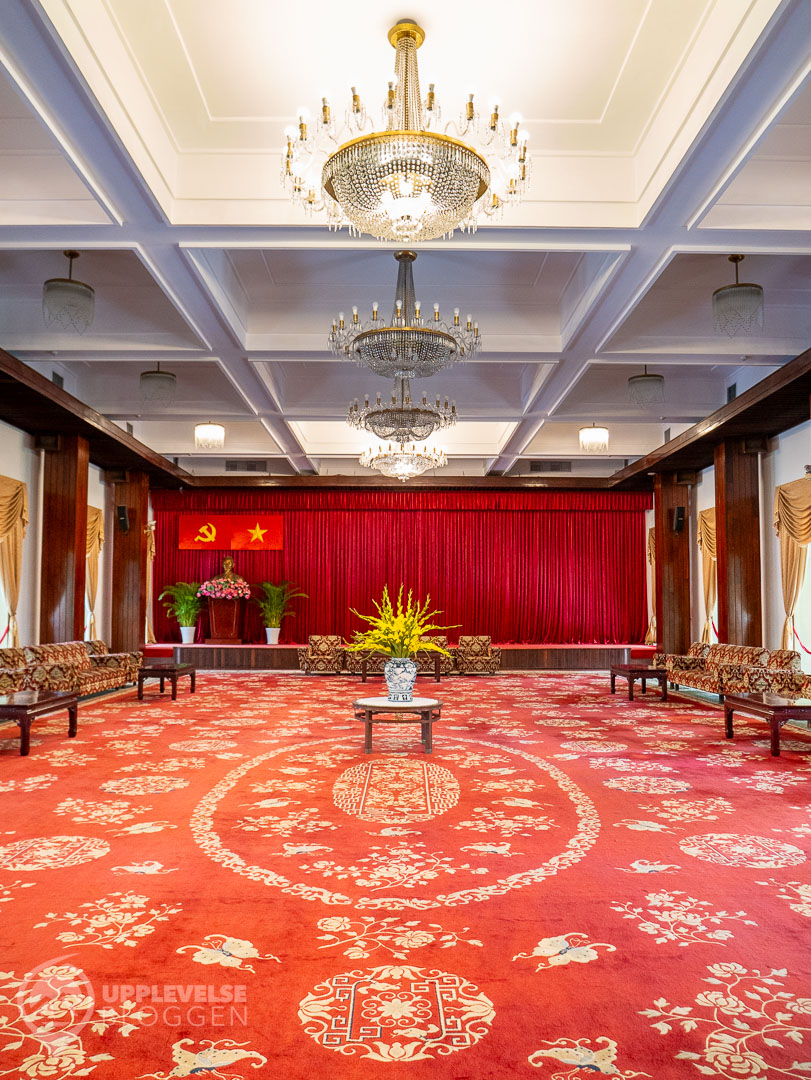 Konferensrum i Independence Palace, Ho Chi Minh-staden