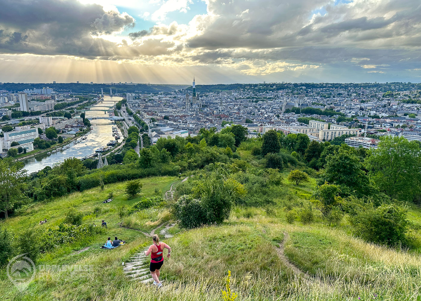 Utsiktsplats i Rouen