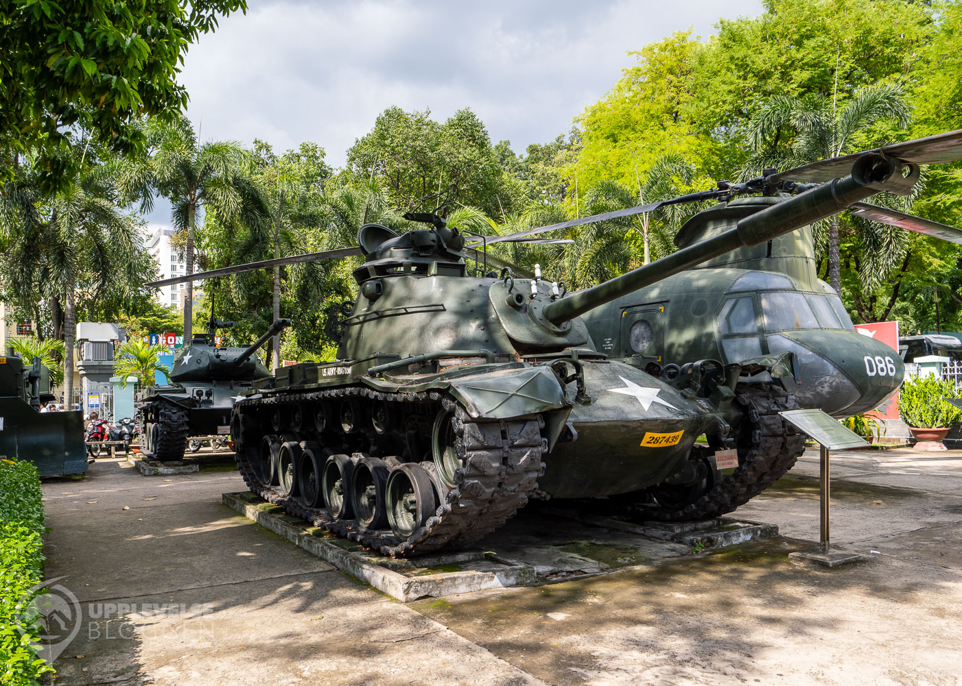 Tank M.48 utanför War Remnants Museum