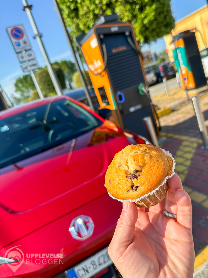 Fikapaus på laddstoppet