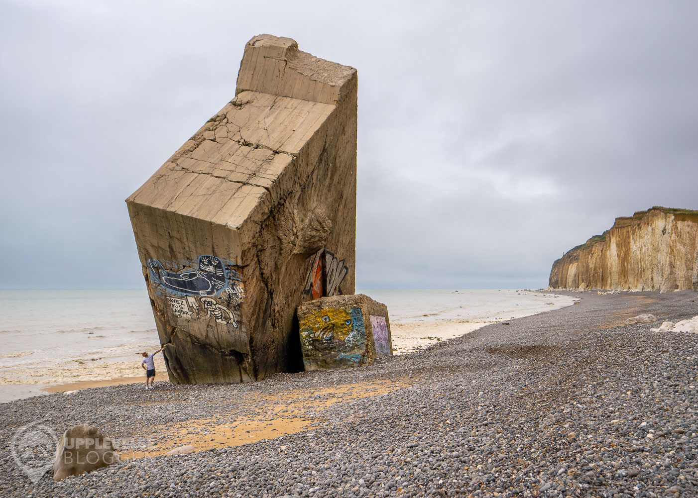 R622-bunker längs Normandies atlantkust