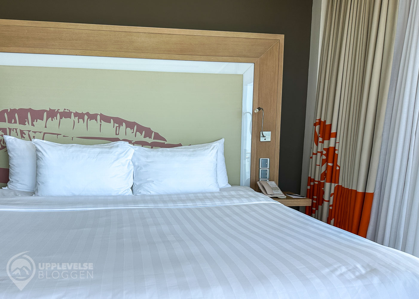 En riktigt skön hotellsäng