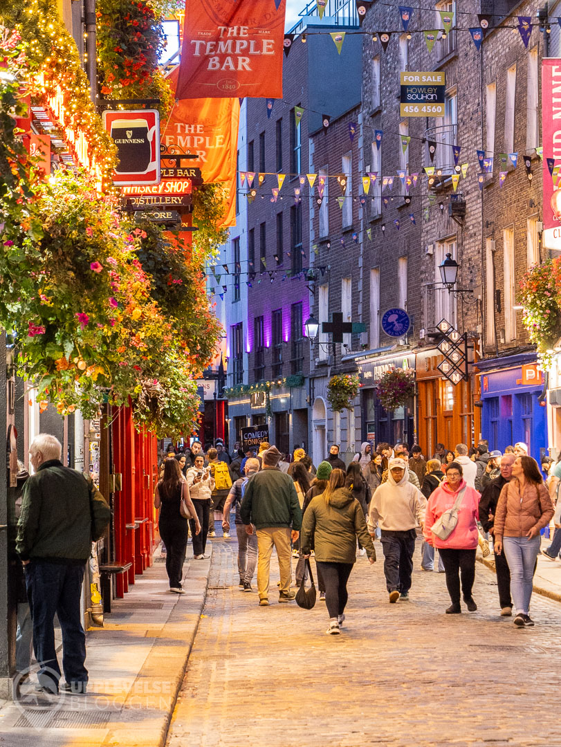 Temple Bar-området i Dublin