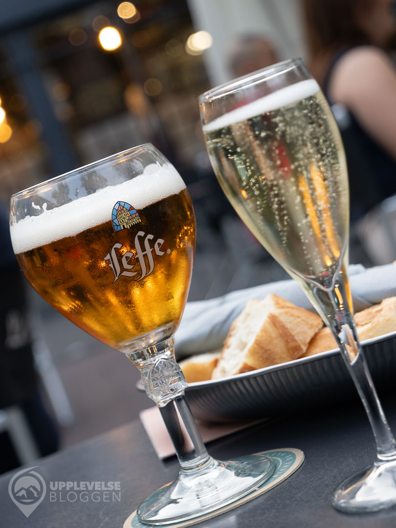 Champagne och öl