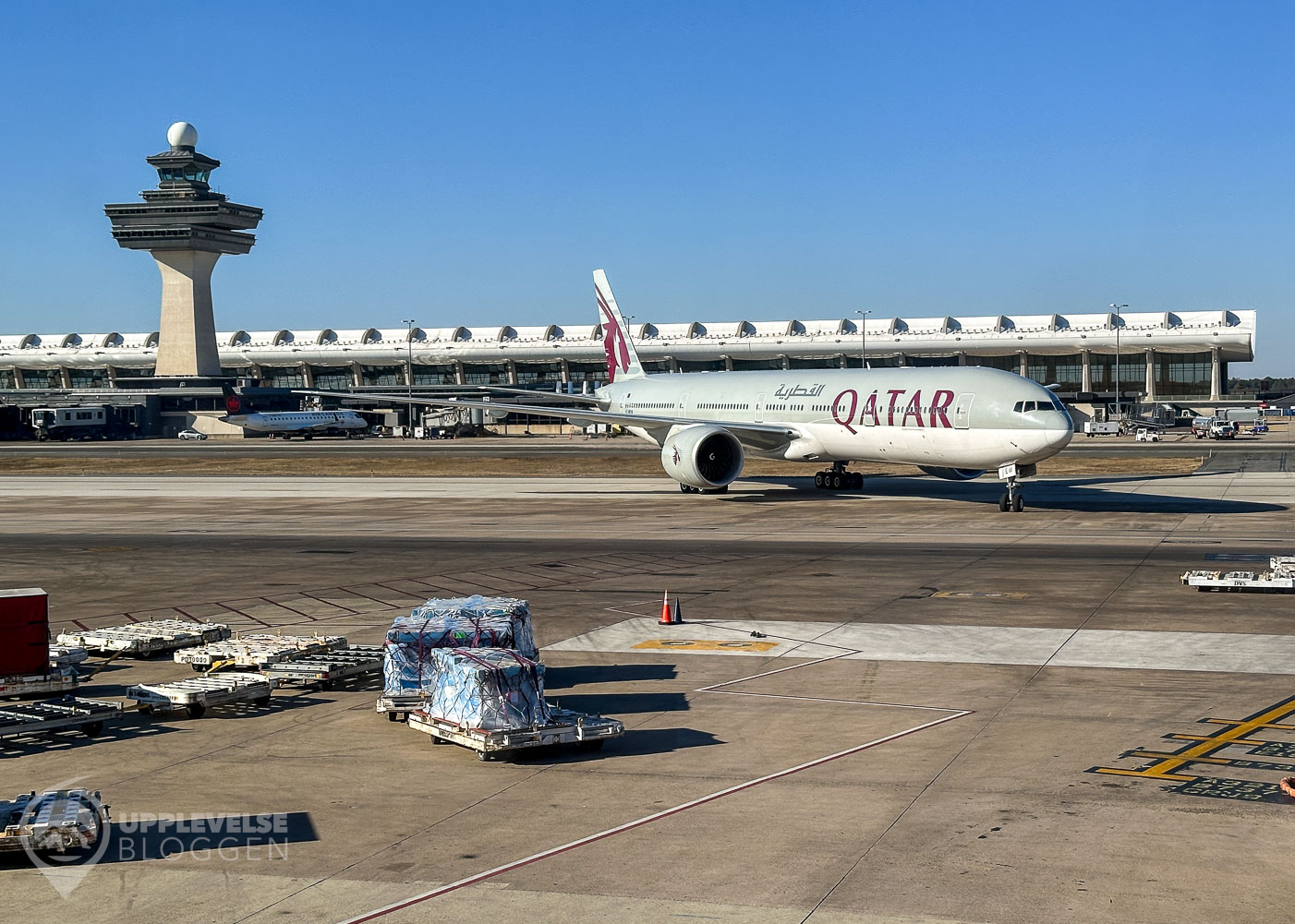 Qatar Airways B777 på IAD
