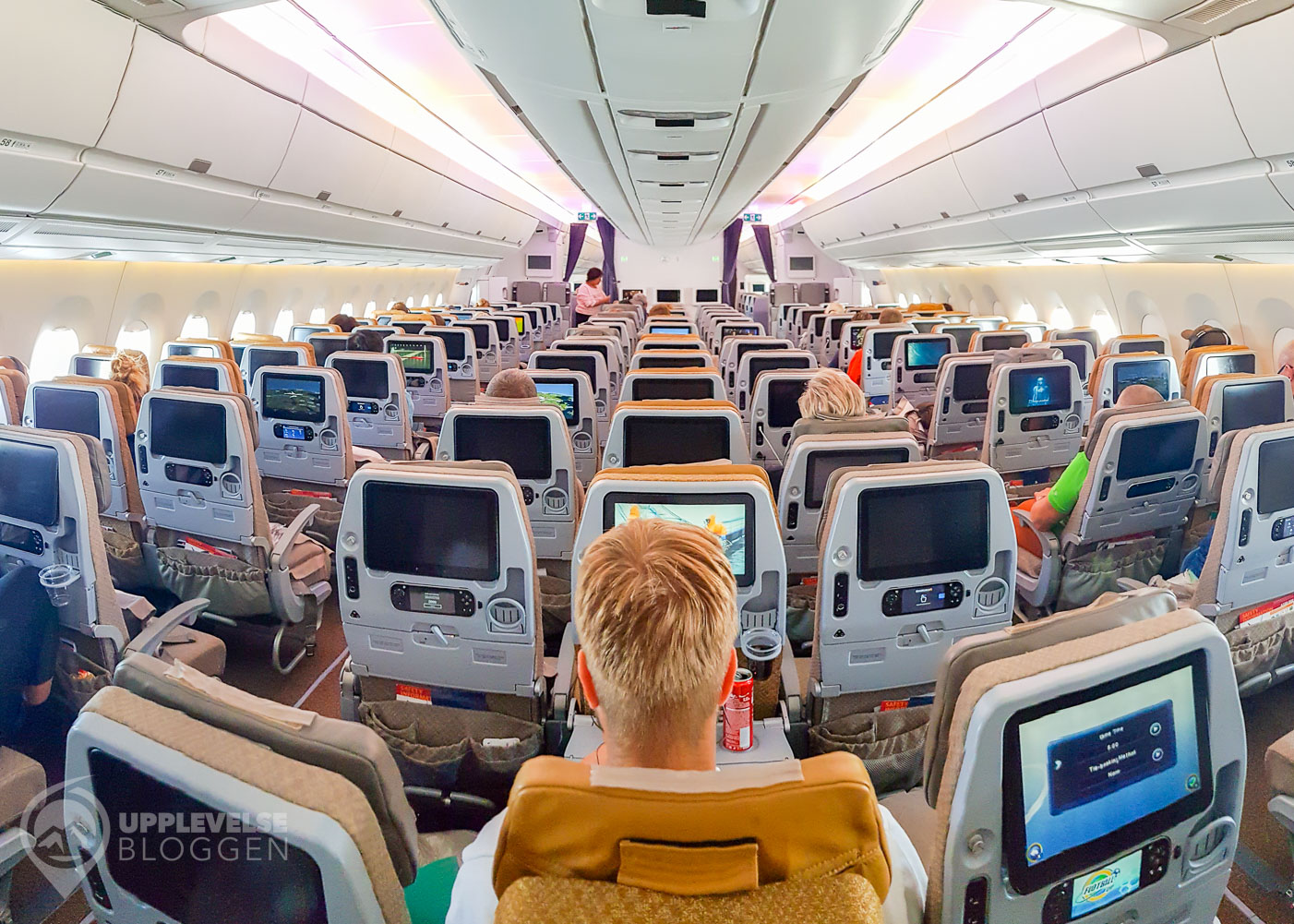 Singapore Airlines Ekonomiklass på A350