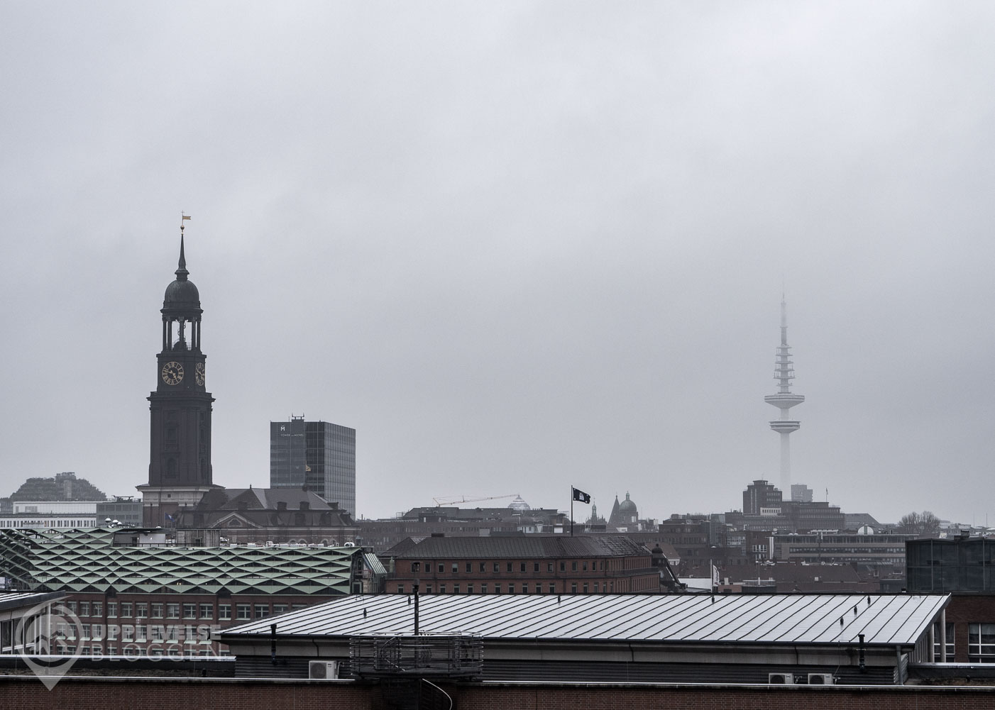 Utsikt från Plaza i Elbphilharmonie