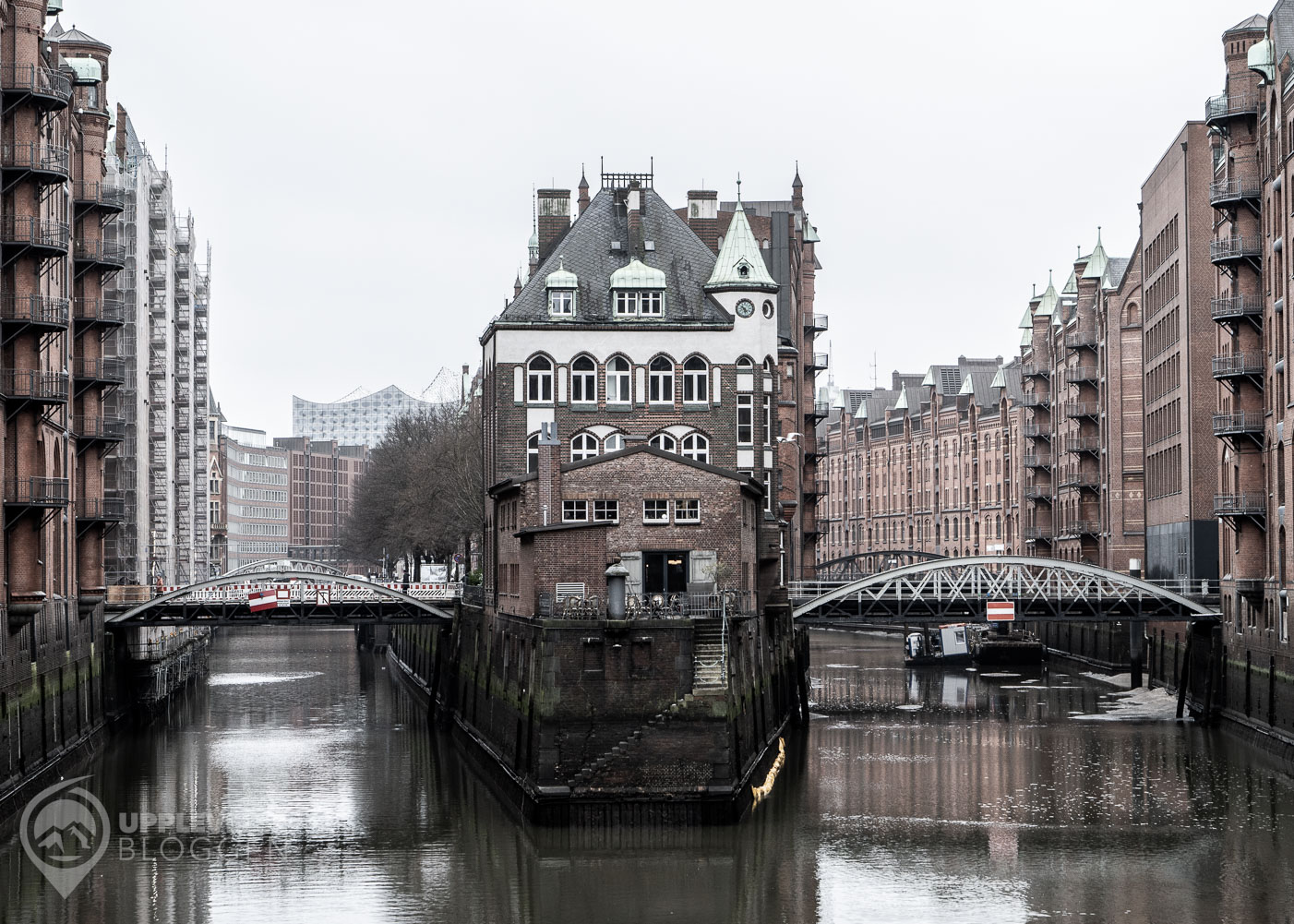 Speicherstadt i Hamburg