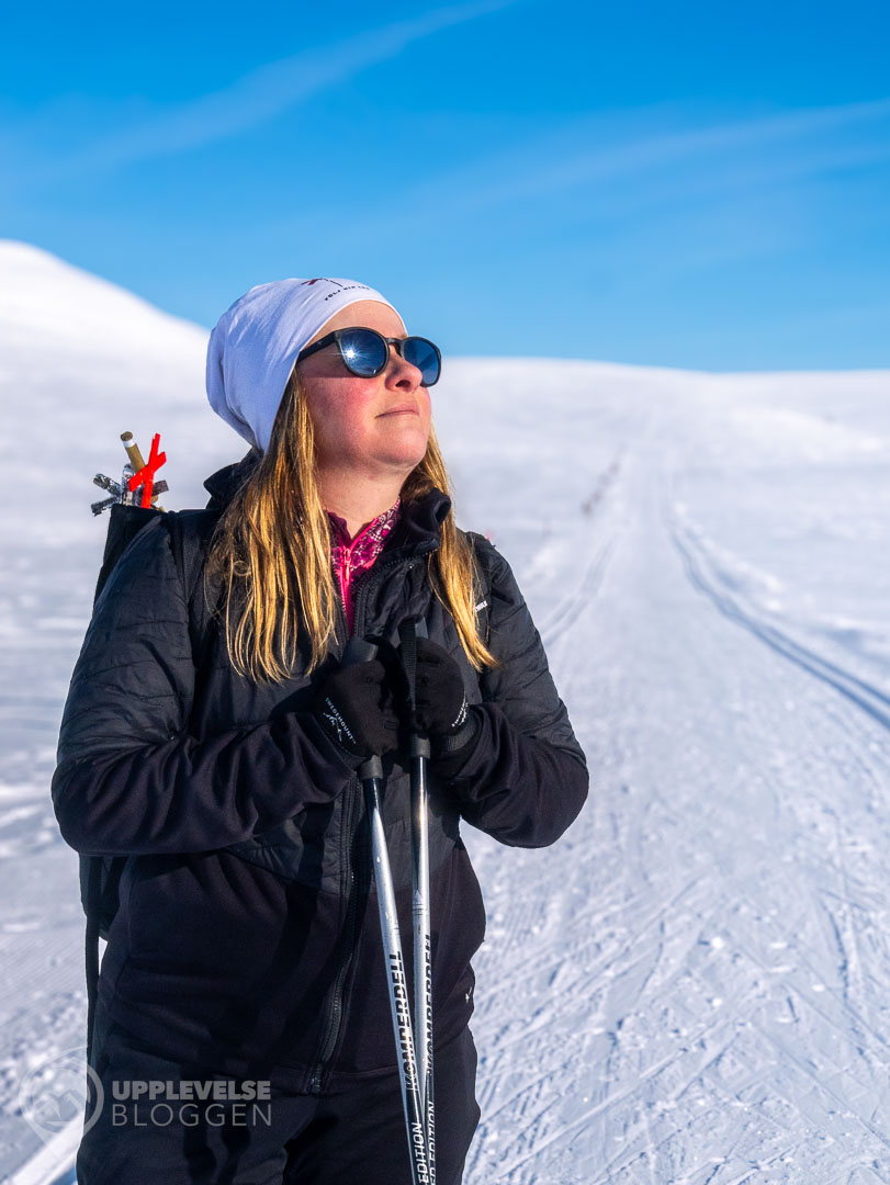 Maria njuter av Solskensturen till Fjällnäs