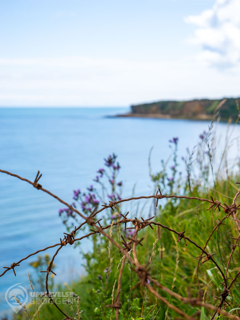 Taggtråd vid Pointe du Hoc