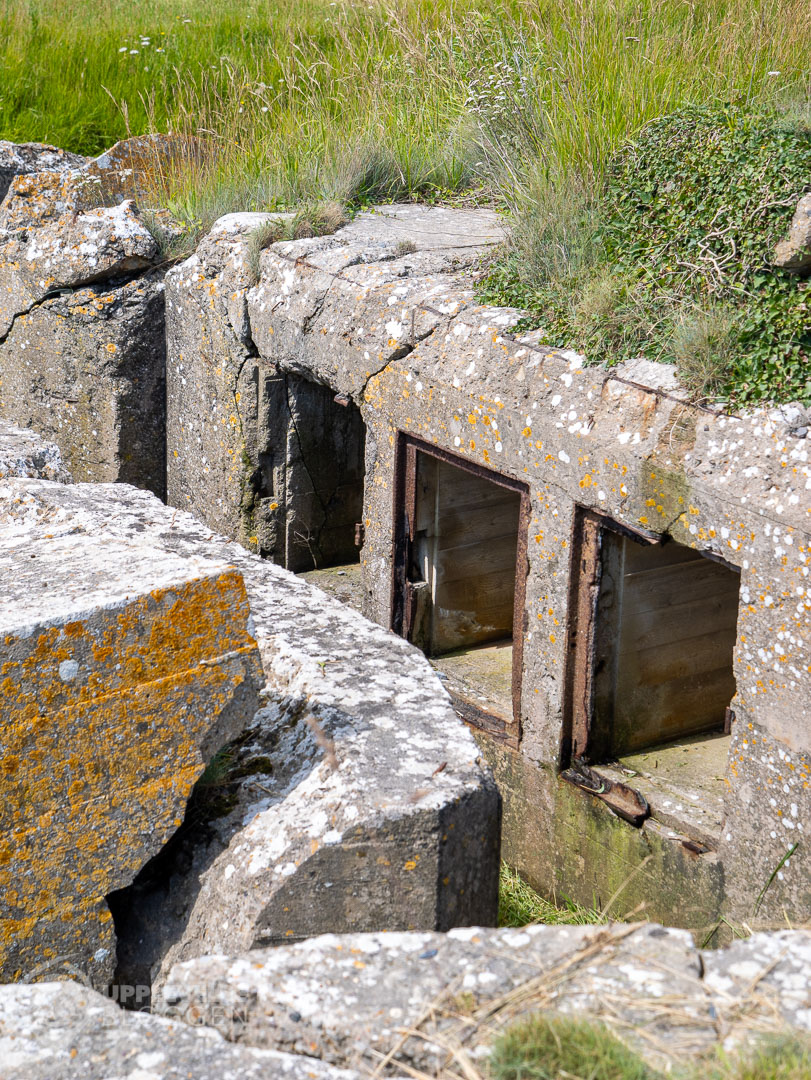 Bunker vid Pointe du Hoc