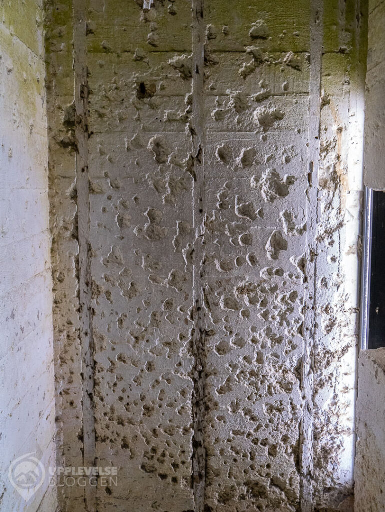 Skottskadad bunker