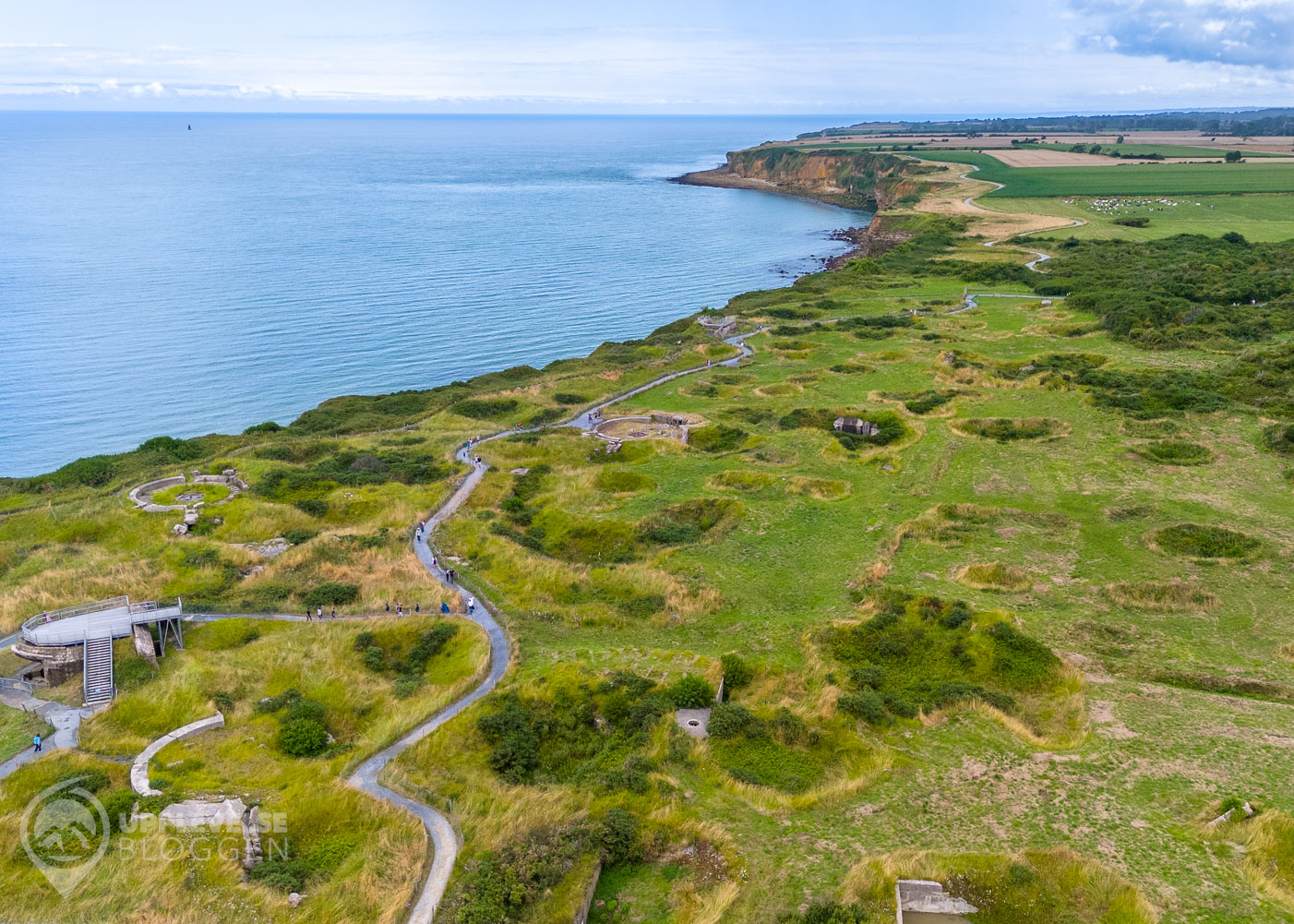 Pointe du Hoc i Normandie
