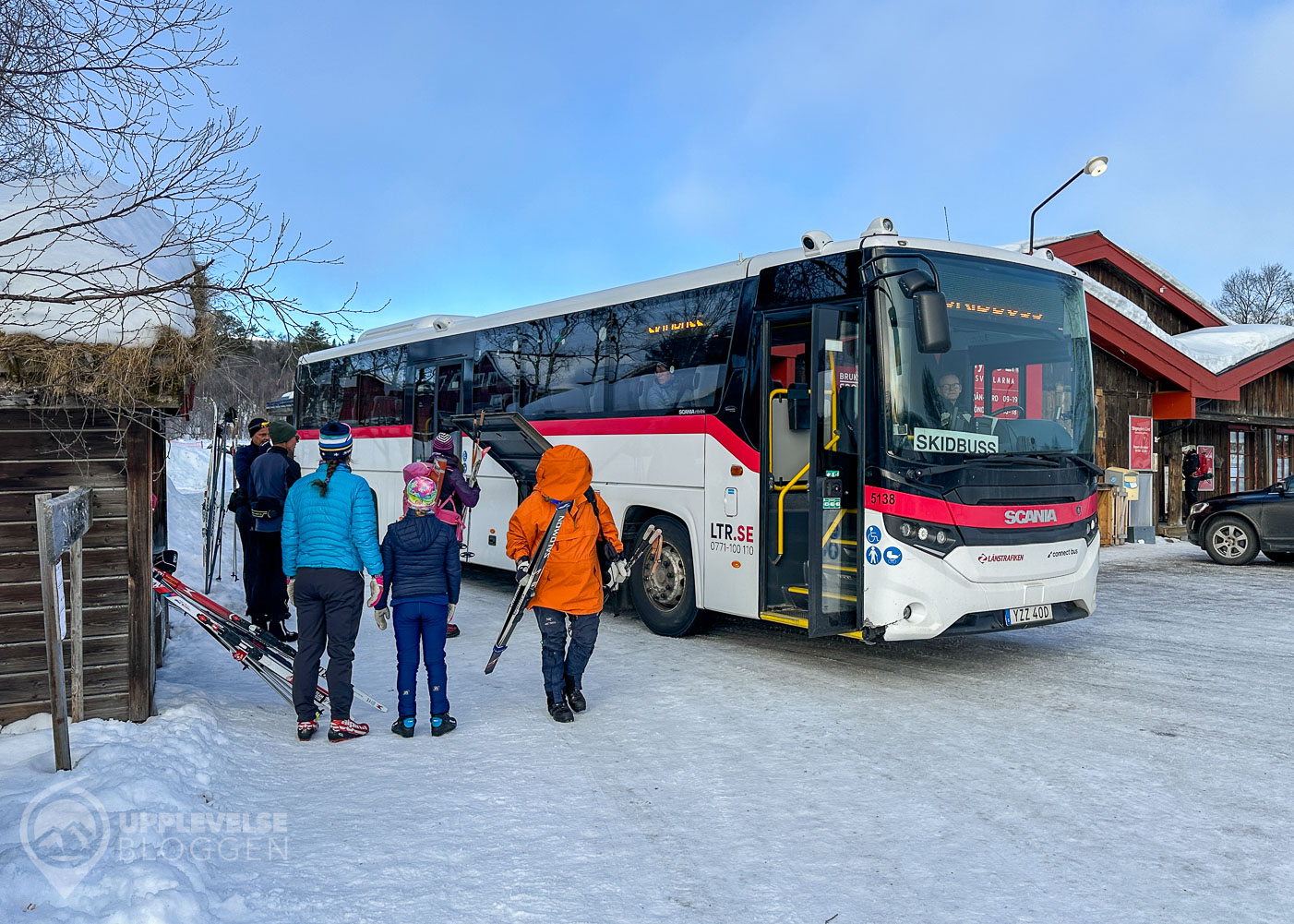Skidbussen i Funäsfjällen