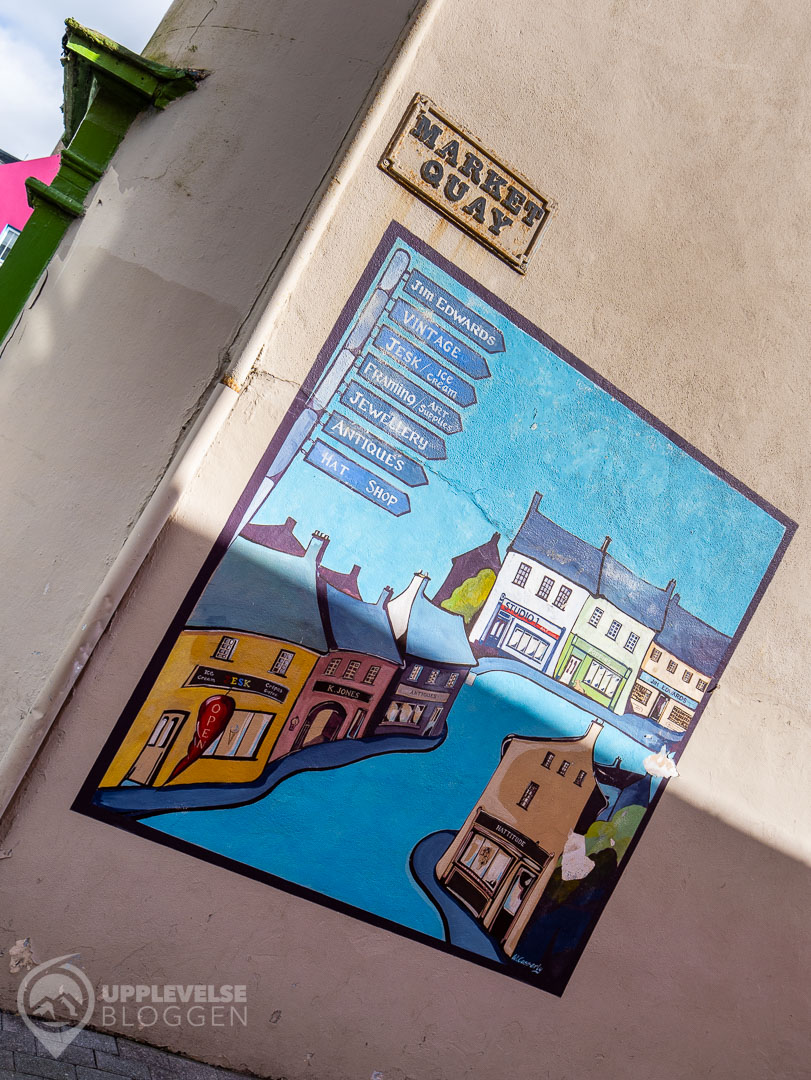 Väggmålning i Kinsale, Irland