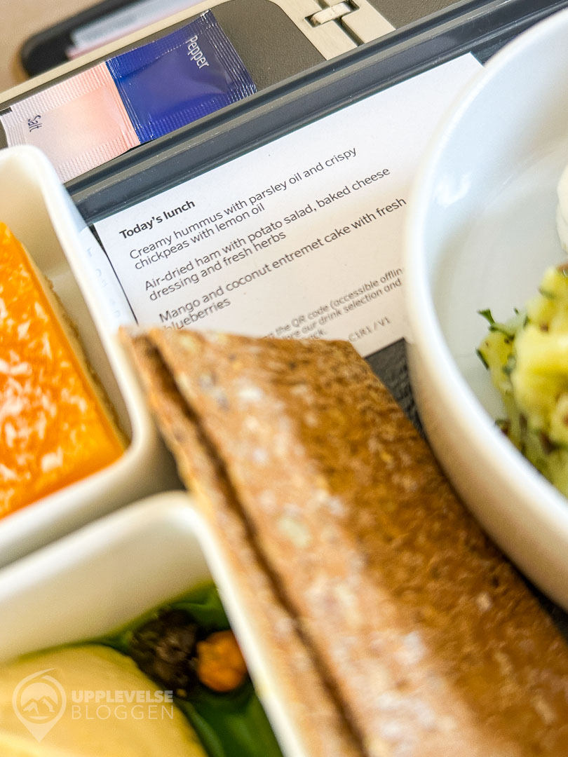 Meny på SAS European Business