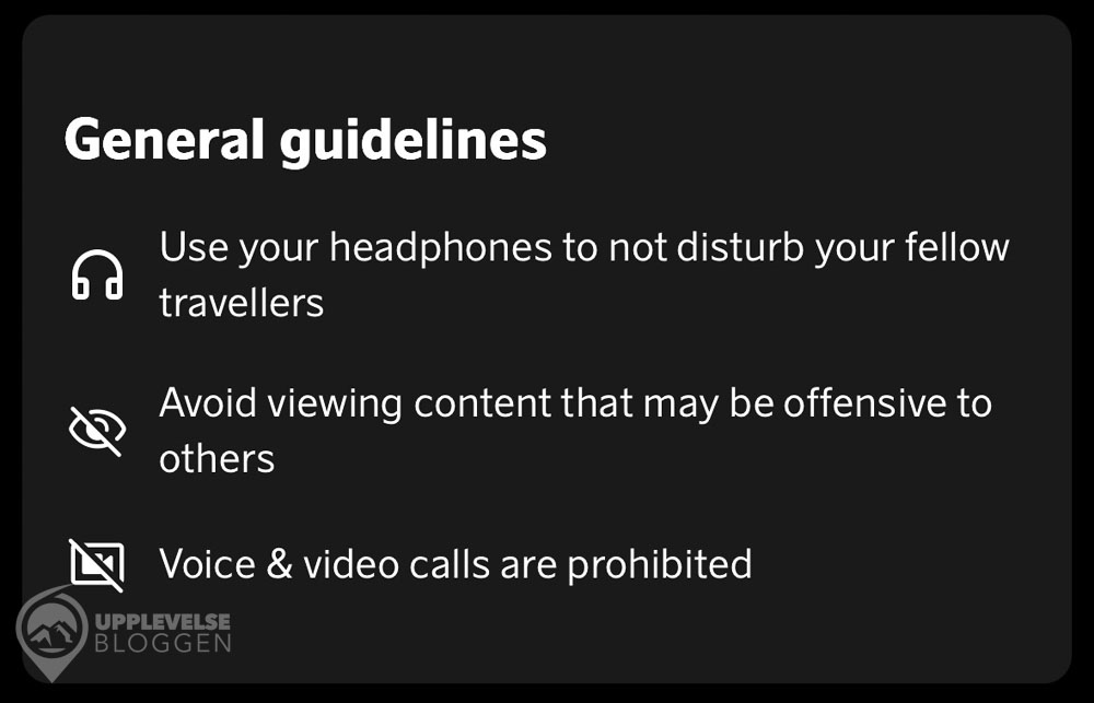 Riktlinjer för SAS Starlink